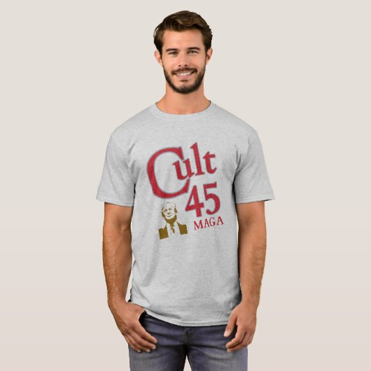 Cult 45 Trump MAGA #cult45 t-shirt (Voorkant volledig)