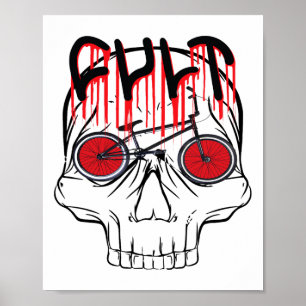 Cult BMX Halloween kostuum cadeau voor vrouwen mei Poster