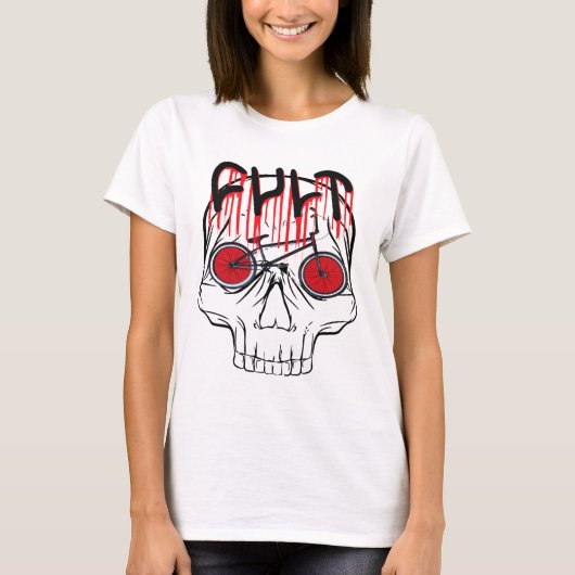 Cult BMX Halloween kostuum cadeau voor vrouwen mei T-shirt (Voorkant)