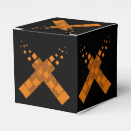 Cult cross gothic ritual Halloween Pagan fire art Bedankdoosjes