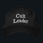Cult Leader Weird Meme Funny Gen Z Kerstcadeau Geborduurde Pet<br><div class="desc">Cult Leader honkbal vader pet,  grappige student geborduurd bal pet,  kerstcadeau voor dochterverjaardag,  aangepaste kleur borduurwerk donkere humor,  sarcastische grap verstelbaar voor haar,  ongepaste ironische parodie gen z,  millennial gekke man zoon hem,  van vriendin vriendje meisje vrouw,  om man internet bekende influencer,  nostalgie minimalistische rare meme humor</div>