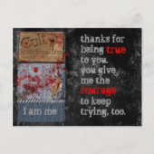 Cult of Individualism True Courage Briefkaart (Voorkant)