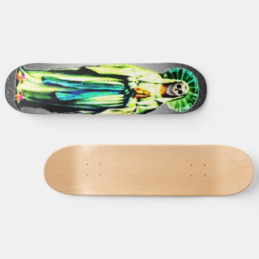 Cult of Santa Muerte Persoonlijk Skateboard (Horizontaal)