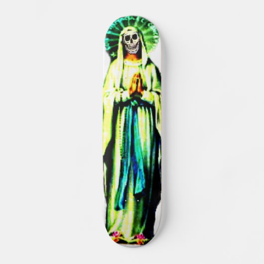 Cult of Santa Muerte Skateboard (Voorkant)