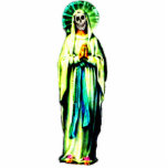 Cult of Santa Muerte Staand Fotobeeldje<br><div class="desc"></div>