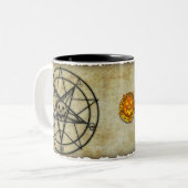 Cult of the Great Pumpkin Pentagram Mok (Voorkant links)