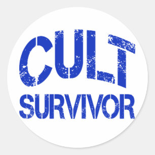 Cult Survivor Ronde Sticker