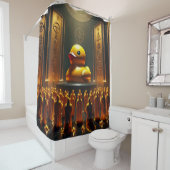 Cult van de Rubber Ducky Douchegordijn (In situ)