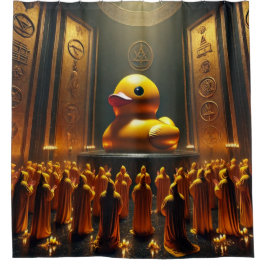 Cult van de Rubber Ducky Douchegordijn