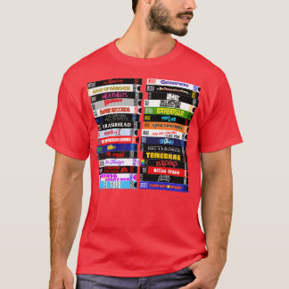 Cult VHS Stacks T-shirt