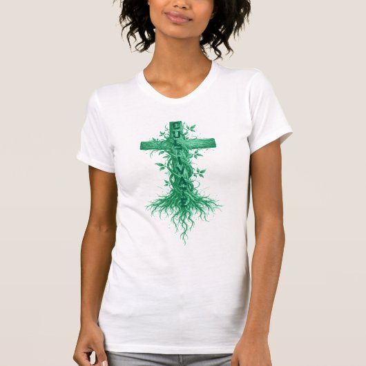 Cultivate – Faith, God & Christian Devotion T-shirt (Voorkant)