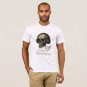 Cultivate Goodness" Skull Headphones T-Shirt – Vin (Voorkant volledig)