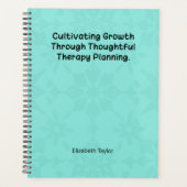 Cultivating Growth Through Thoughtful Therapy Planner (Voorkant)