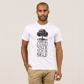 Cultiveer jezelf Boom T-shirt (Voorkant volledig)