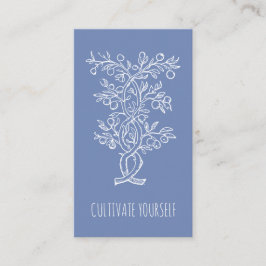 Cultiveer jezelf verstrengeld Branch Smoky Blue Visitekaartje