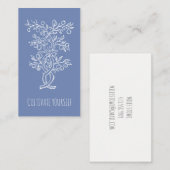 Cultiveer jezelf verstrengeld Branch Smoky Blue Visitekaartje (Voorkant / Achterkant)