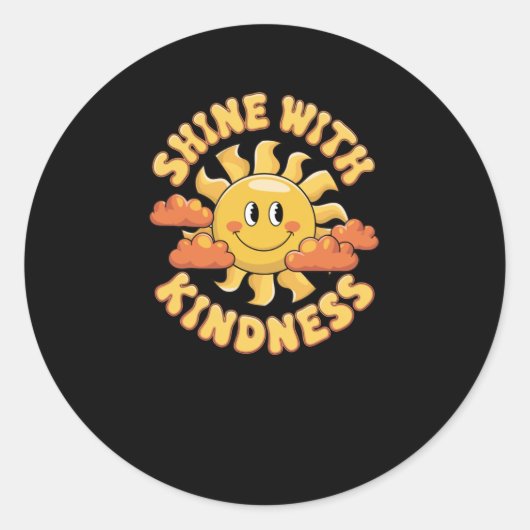 Cultiveer vriendelijkheid Sticker (Voorkant)