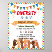 Cultural Diversity Day evenement flyer poster (Voorkant)
