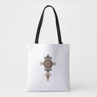 Cultural Mosaic Pattern Tote Bag