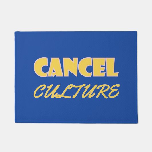 Culture Doormat annuleren Deurmat (Voorkant)