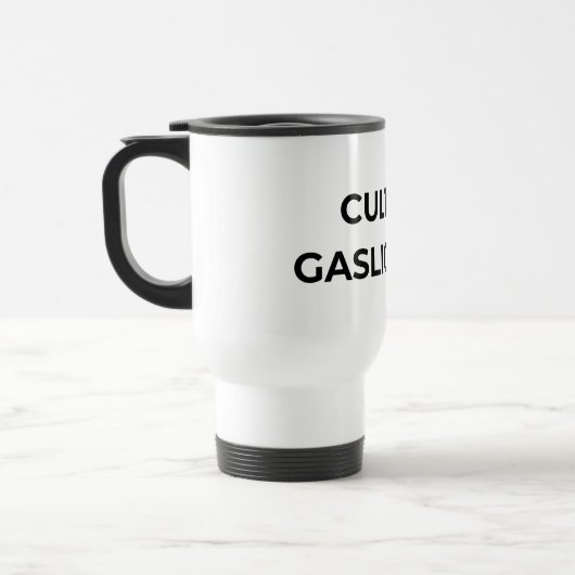 Culture Is Gaslighting Minimalist Insulated  Reisbeker (Links)