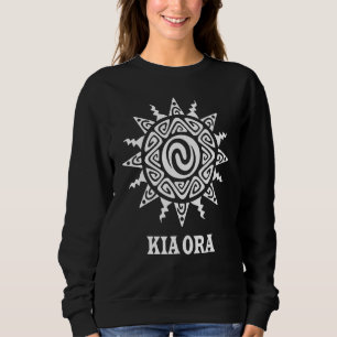 Culture Sun Symbol Haka Kia Ora Dance Nieuw-Zeelan Trui