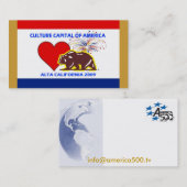 CultureCapital 2009 Notecard Visitekaartje (Voorkant / Achterkant)