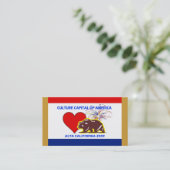 CultureCapital 2009 Notecard Visitekaartje (Staand voorkant)
