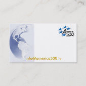 CultureCapital 2009 Notecard Visitekaartje (Achterkant)