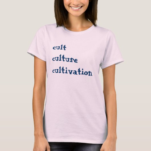 culturecultivering t-shirt (Voorkant)