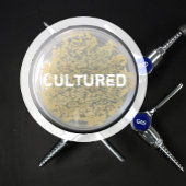 "Cultured" Bacteria Cultuur Bord Magnet