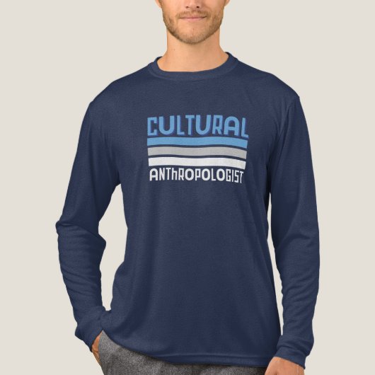 CULTUREEL ANTROPOLOOG Tri-Blend SHIRT (Voorkant volledig)
