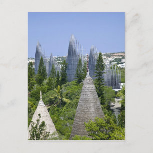 Cultureel centrum Tjibaou, Noumea, Nieuw-Caledonië Briefkaart