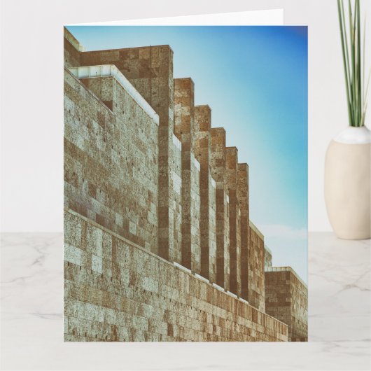 Cultureel centrum van Belem. CCB-museum Bedankkaart (Voorkant)