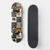 Cultureel Etnisch-Afrikaanse Abstracte Print Skate Persoonlijk Skateboard (Voorkant)