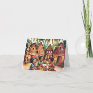 Cultureel Familiefest Kerstkaart Feestdagen Kaart