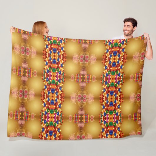 cultureel feest fleece deken (In situ)