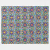 Cultureel genot: Marokkaans mozaïek Fleece Deken (Voorkant (Horizontaal))