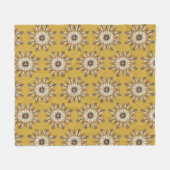 Cultureel Mandala-ontwerp Fleece Deken (Voorkant (Horizontaal))