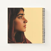 Cultureel Meisje Kunst Notitieboek (Achterkant)