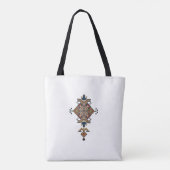 Cultureel Mozaïekpatroon Tote Bag (Achterkant)