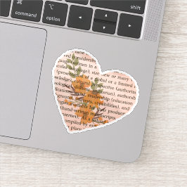 Cultureel perspectief Cool hartvorm Lettering Sticker