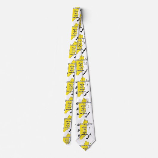 Cultureel Stropdas Garifuna (Achterkant)