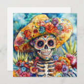 Culturele Dag van de Doden Kaart (Voorkant / Achterkant)