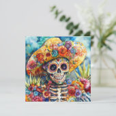 Culturele Dag van de Doden Kaart (Staand voorkant)