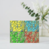 culturele diversiteit 2.0 briefkaart (Staand voorkant)