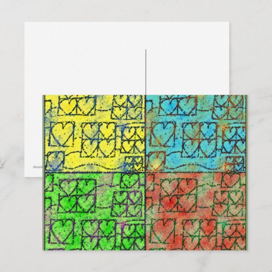 culturele diversiteit 2.0 briefkaart (Voorkant / Achterkant)