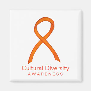 Culturele diversiteit Bewustmaking Ribbon Fridge M Magneet