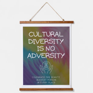 Culturele diversiteit hangend wandkleed