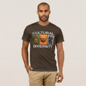 Culturele diversiteit t-shirt (Voorkant volledig)